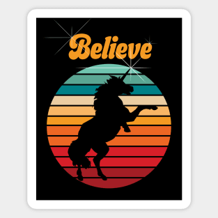 Unicorn. Believe. Magnet